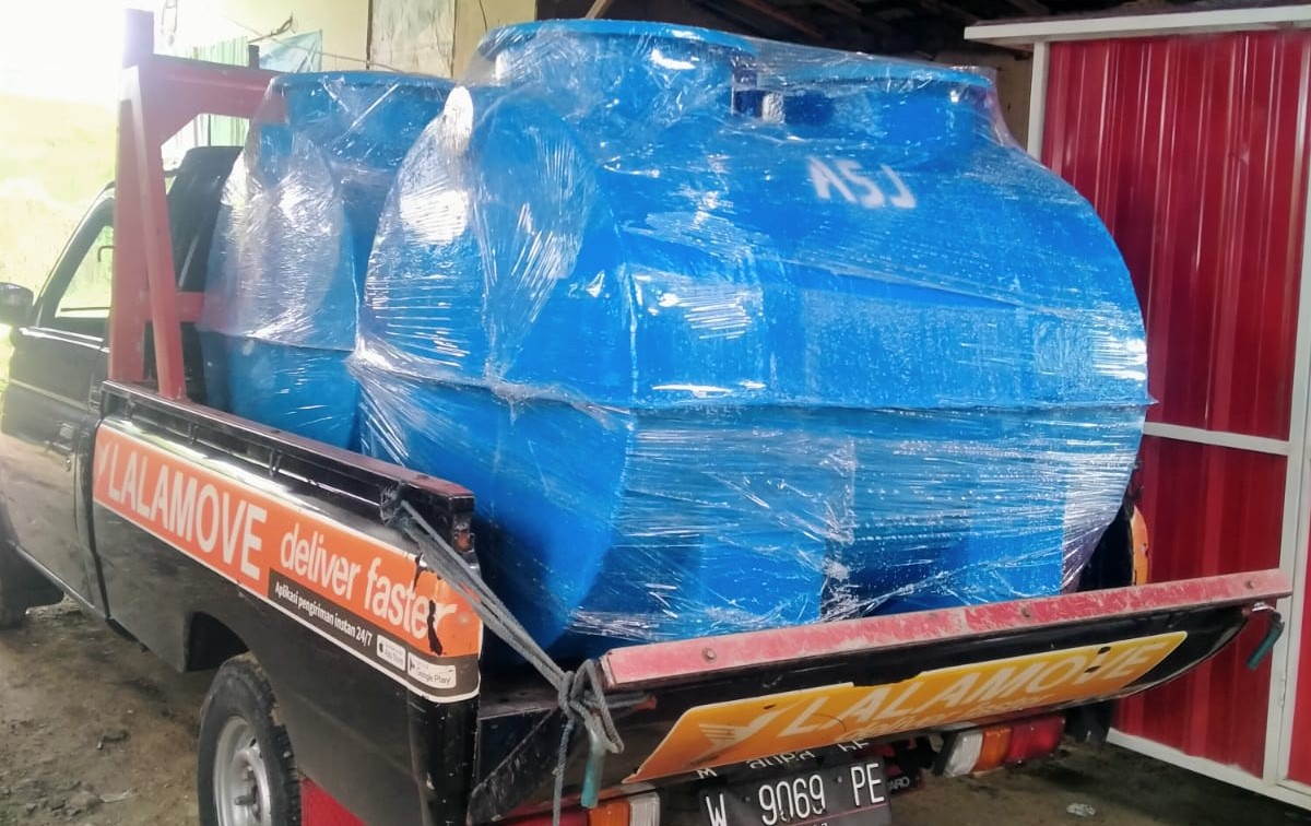 Bio Septictank 1000 L Custom Kirim ke Pulau Bali